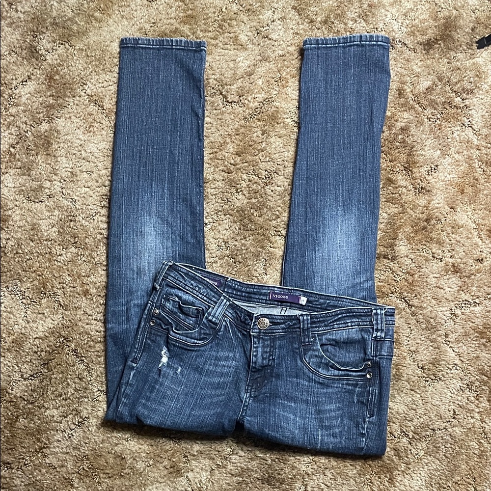 Vigoss Skinny Y2K Denim Jean Size 9